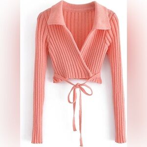 Zara top pink